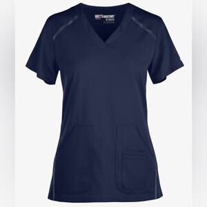 Grey's Anatomy by Barco Impact Elevate Women's 3-Pocket STRETCH V-Neck Scrub TOP